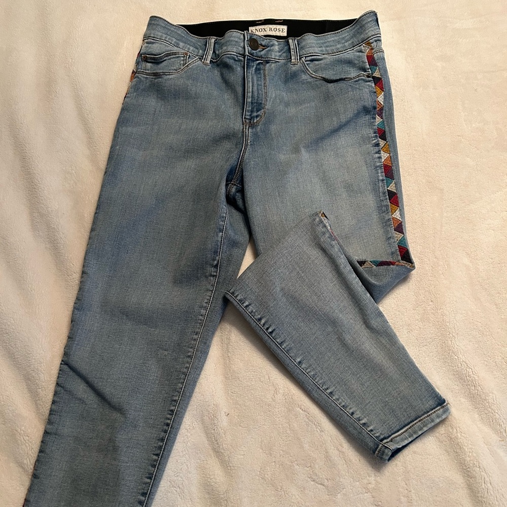 Knox Rose Embroidered Jeans